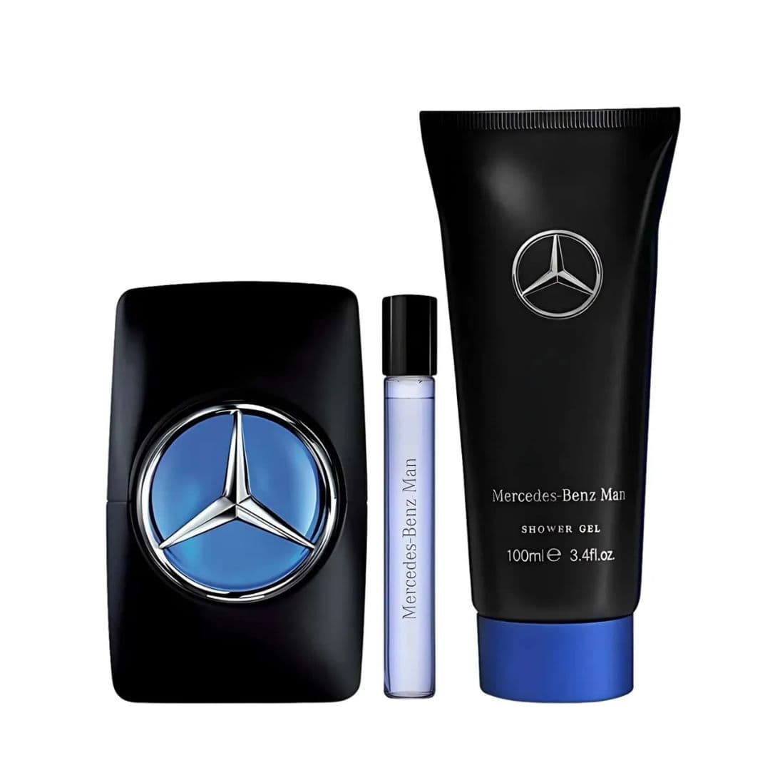 KIT MERCEDES BENZ MAN EAU DE TOILETTE 100ML SHOWER GEL E PEN 10ML — miniatura 2