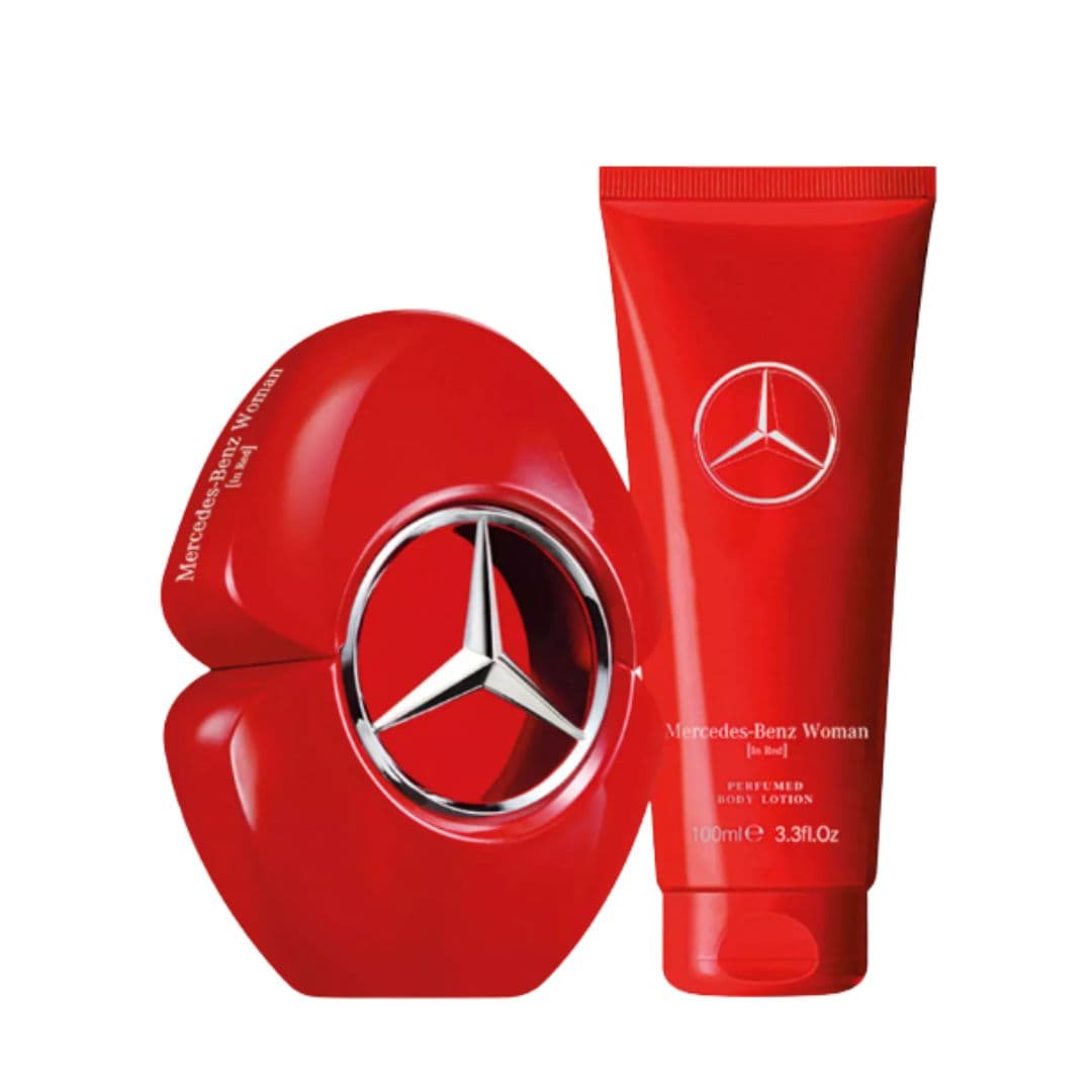 KIT MERCEDES BENZ WOMAN IN RED EAU DE PARFUM 60ML + BODY LOTION 100ML — miniatura 2