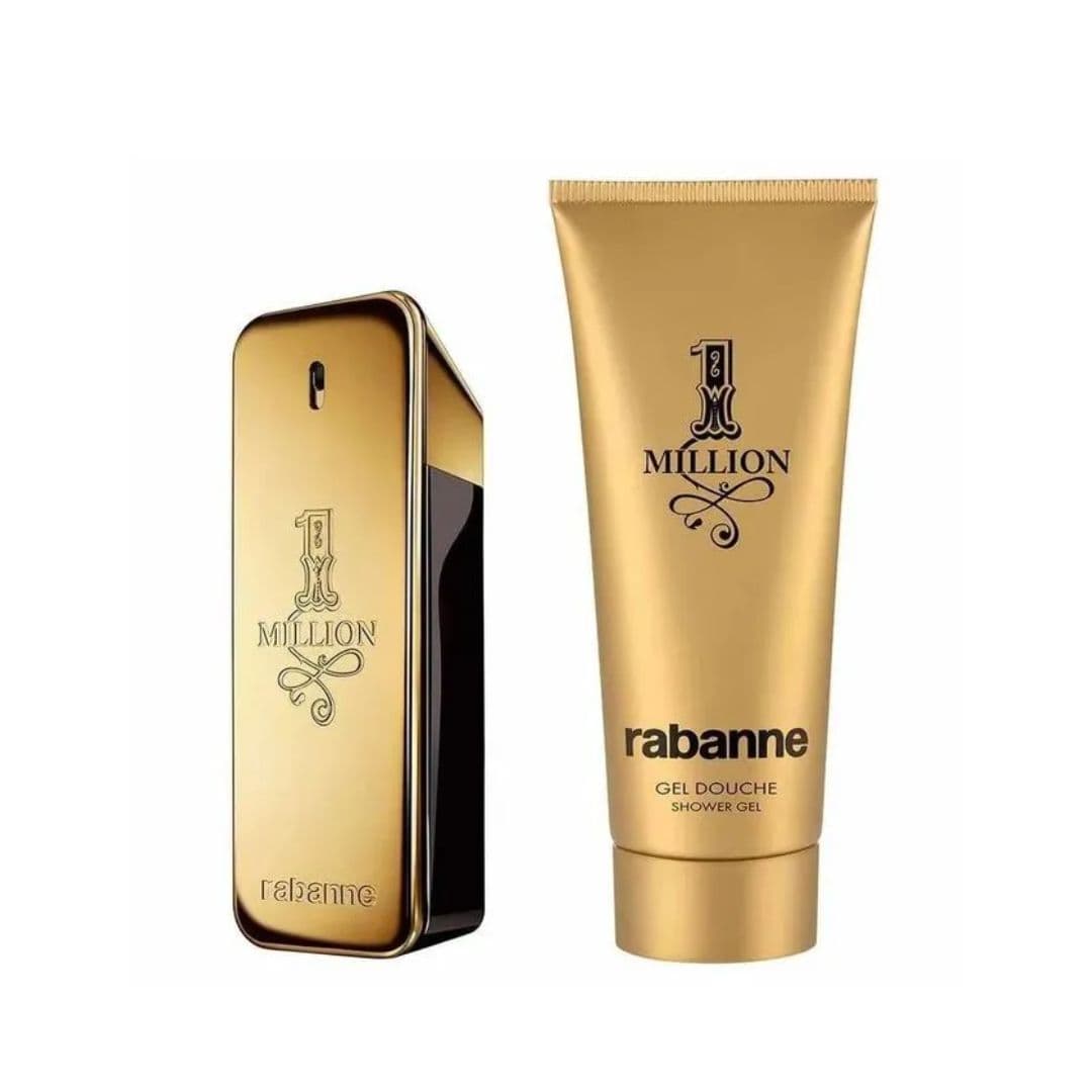 KIT RABANNE MILLION GOLD EAU DE PARFUM INTENSE 50ML +  SHOWER GEL 100ML — miniatura 2