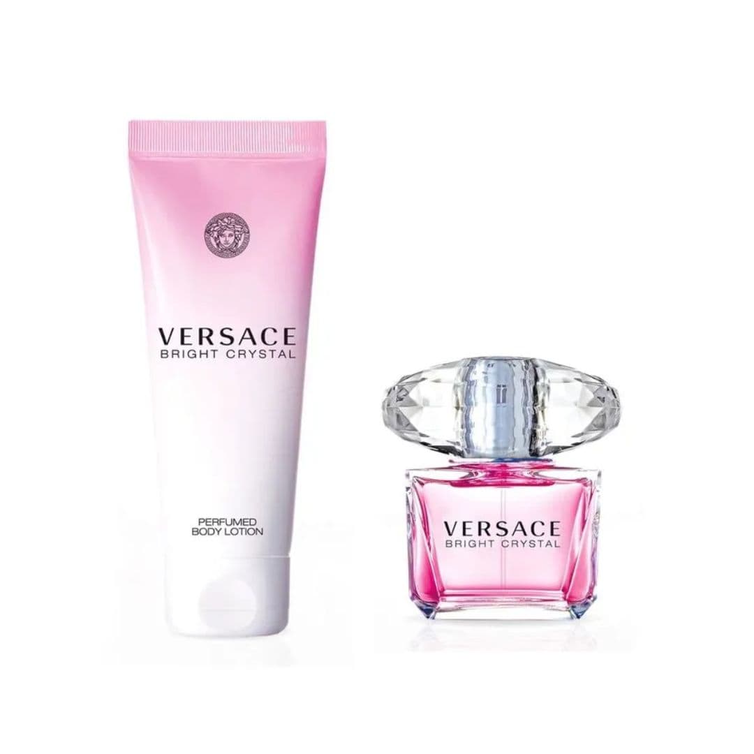 COFFRET VERSACE BRIGHT CRYSTAL EAU DE TOILLETE 50ML + BODY LOTION 100ML — miniatura 2