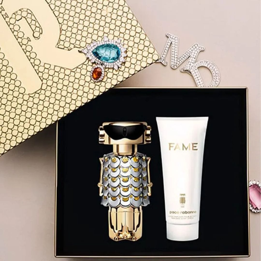 KIT RABANNE LADY MILLION FABULOUS EAU DE PARFUM 80ML + BODY LOTION 100ML