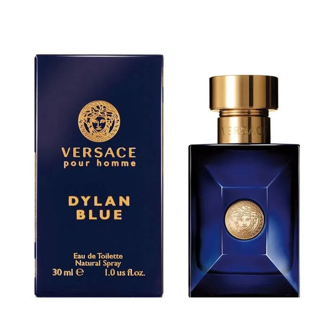 KIT VERSACE VERSACE DYLAN BLUE POUR HOMME EAU DE TOILETTE 50ML+ GEL DE BANHO 100ML – imagem 2