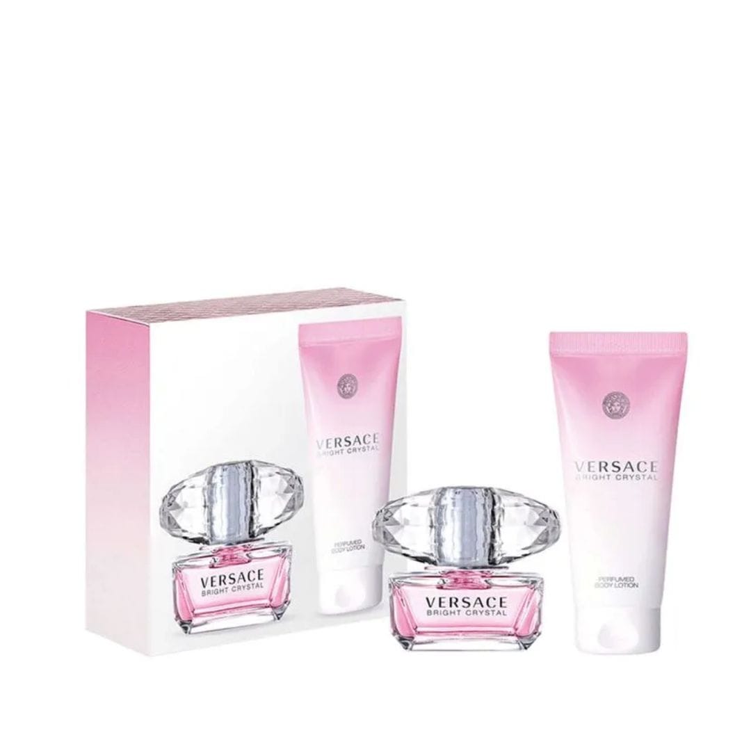 COFFRET VERSACE BRIGHT CRYSTAL EAU DE TOILLETE 50ML + BL 100ML